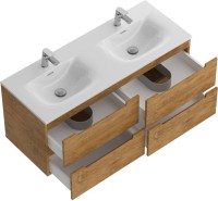 Тумба с раковиной BelBagno Etna 120 для двоих, rovere nature, раковина BB-8099-120-2