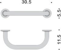 Поручень Colombo Design Complementi В9720.000
