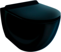 Комплект Унитаз подвесной Esbano Garcia ESUPGARCB черный глянец + Инсталляция Fram + Кнопка ESINOVL17SC