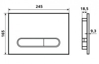 Комплект Унитаз подвесной Esbano Garcia ESUPGARCB черный глянец + Инсталляция Fram + Кнопка ESINOVL17SC