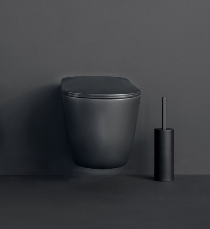 Унитаз подвесной Kerasan Nolita черный матовый