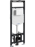 Система инсталляции для унитазов Wasserkraft Alme 15TLT.010.ME.WH02 с кнопкой смыва белой Система инсталляции для унитазов Wasserkraft Alme 15TLT.010.ME.WH02 с кнопкой смыва белой