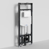 Система инсталляции для унитазов Wasserkraft Alme 15TLT.010.ME.WH02 с кнопкой смыва белой Система инсталляции для унитазов Wasserkraft Alme 15TLT.010.ME.WH02 с кнопкой смыва белой