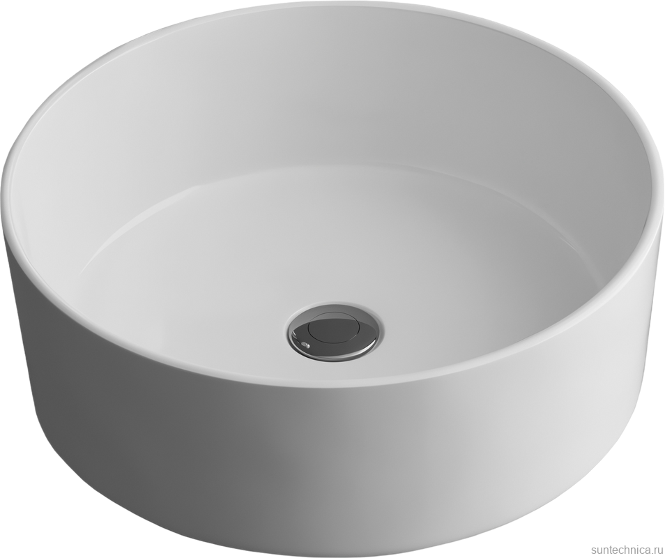 Тумба с раковиной Grossman Norma 60 подвесная, белый глянец, столешница черная