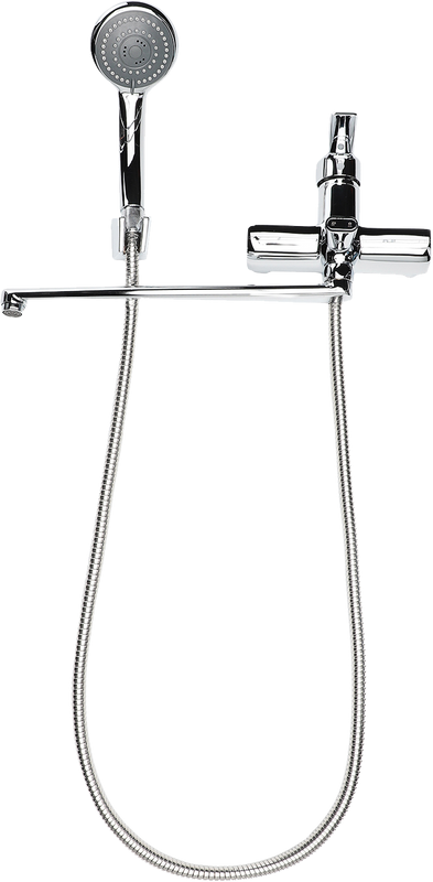 Смеситель с длинным изливом для ванны Orange Prim M42-211cr