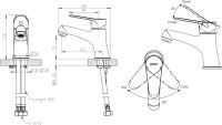 Смеситель для раковины Bravat Emeralda F1135147CP-RUS хром