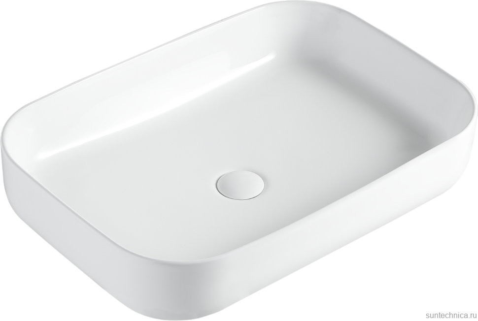 Тумба с раковиной Orange Line 100 подвесная, 2 ящика, матовый графит с раковиной B03-600W