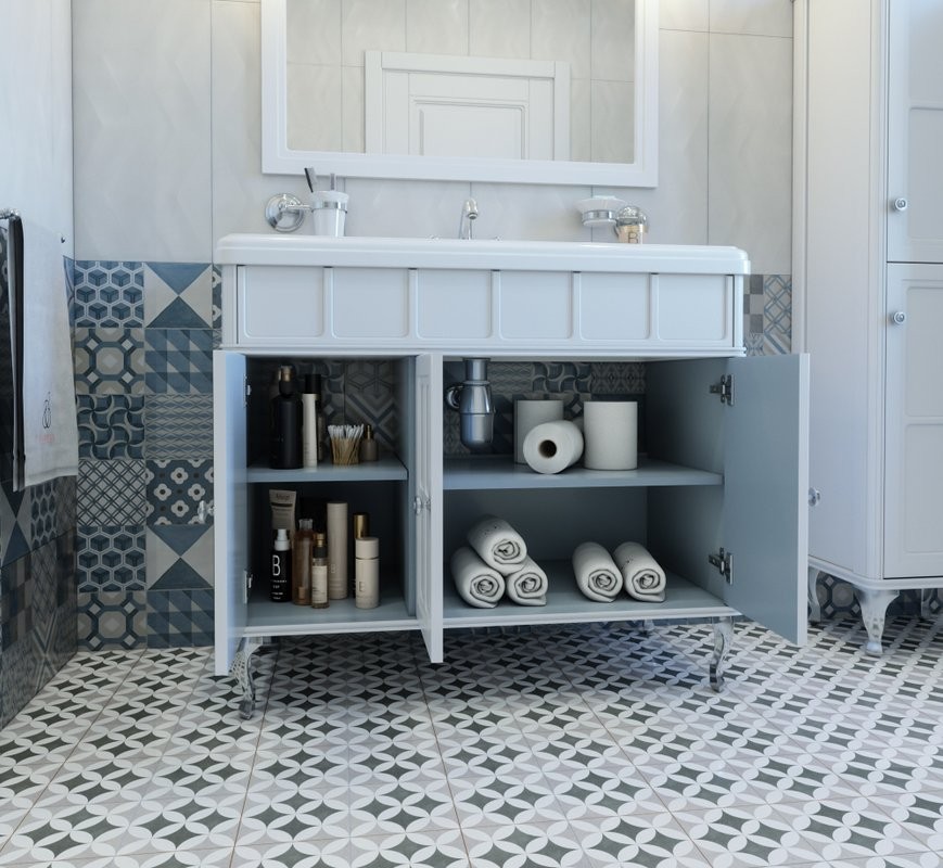 Тумба с раковиной Caprigo Borgo 120 белая