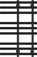 Полотенцесушитель электрический Secado Понтида 3, L 80x50 см, подключение слева, матовый черный, лесенка