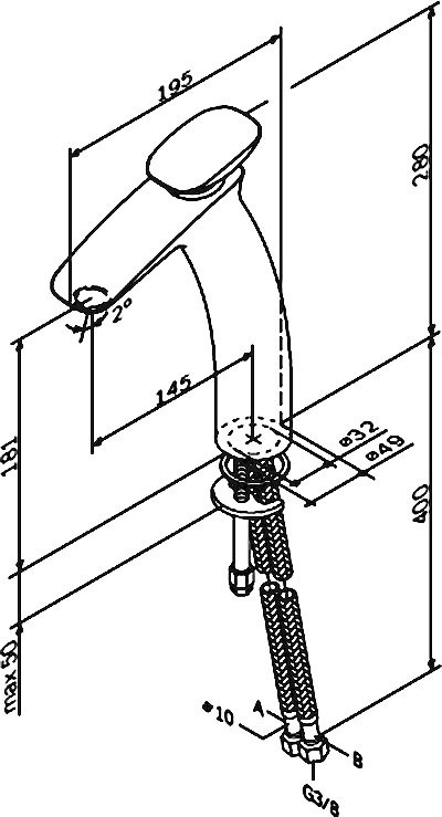 Смеситель для раковины AM.PM Spirit V2.0 F70A92000