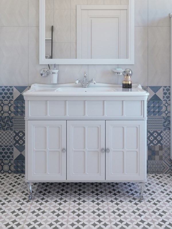 Тумба с раковиной Caprigo Borgo 33427-021.000.00.05 100 белая