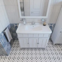 Тумба с раковиной Caprigo Borgo 33427-021.000.00.05 100 белая Тумба с раковиной Caprigo Borgo 33427-021.000.00.05 100 белая