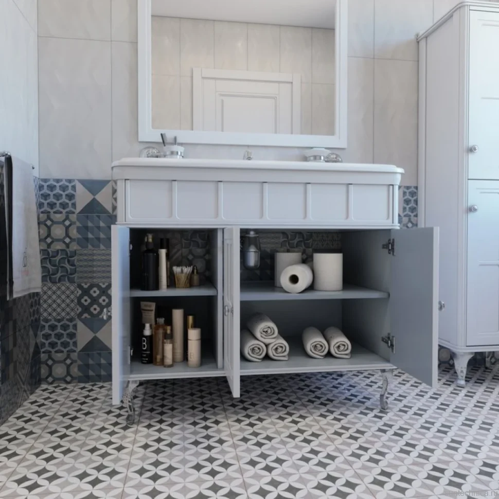 Тумба с раковиной Caprigo Borgo 33427-021.000.00.05 100 белая