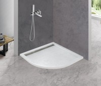 Поддон для душа Cezares TRAY-AS-R-100-30-W 100x100, с сифоном, белый
