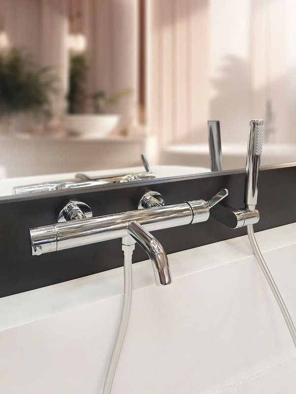 Смеситель для ванны с душем AltroBagno Unione 0220 Cr хром