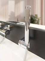 Смеситель для ванны с душем AltroBagno Unione 0220 Cr хром Смеситель для ванны с душем AltroBagno Unione 0220 Cr хром