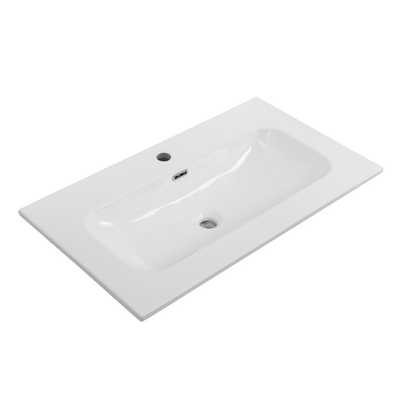 Тумба с раковиной Cezares Duet 80 bianco opaco, раковина Cezares CZR-8073-80