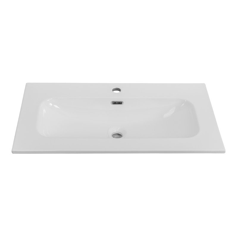 Тумба с раковиной Cezares Duet 80 bianco opaco, раковина Cezares CZR-8073-80