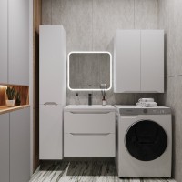 Мебель для ванной комнаты Style Line Марелла 60 подвесная, белая матовая