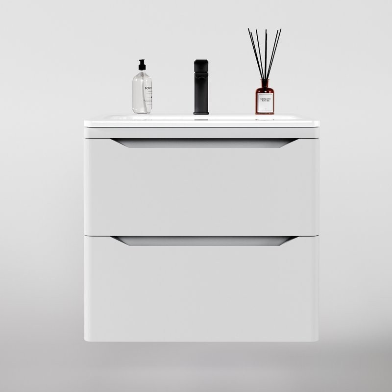 Мебель для ванной комнаты Style Line Марелла 60 подвесная, белая матовая