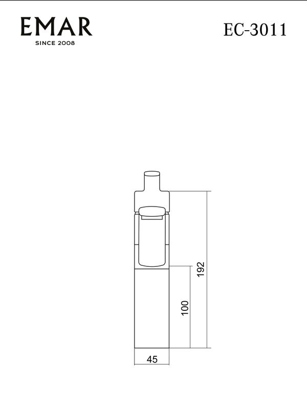 Смеситель для кухни Emar Quartz ЕС - 3011 black