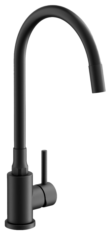 Смеситель для кухни BELZ B810 B73810-7 с гибким изливом, черный