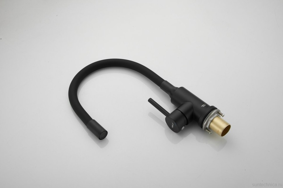 Смеситель для кухни BELZ B810 B73810-7 с гибким изливом, черный