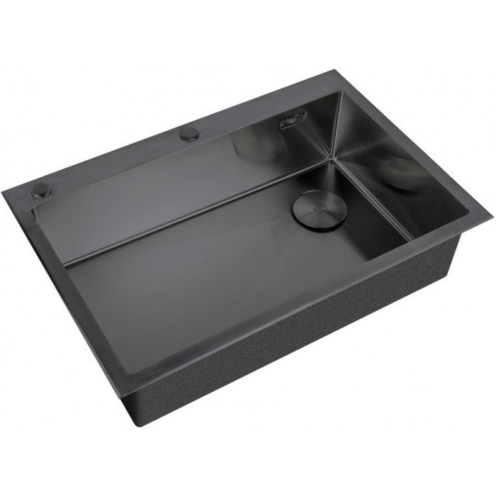 Мойка кухонная Zorg Inox Lux 7551 Grafit