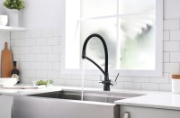 Смеситель для кухни Paulmark Siegen Si213111-BLM с гибким изливом, черный