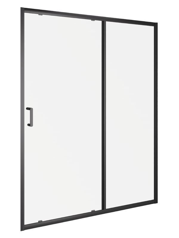 Душевая дверь в нишу Orange E02 160TB 160х190, профиль матовый черный