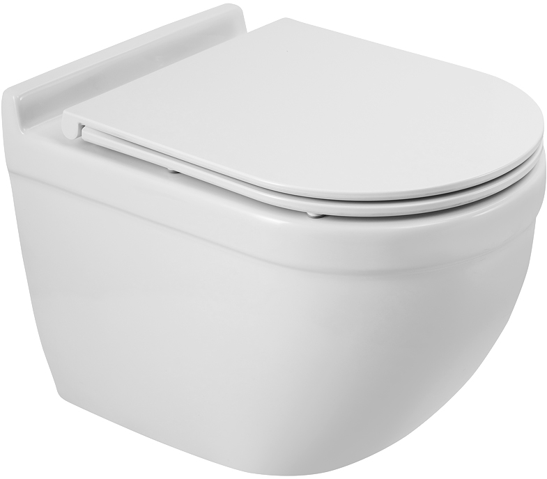 Унитаз подвесной BelBagno Senso-R BB017CH-TOR безободковый, крышка BB870SC с микролифтом