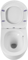 Унитаз подвесной BelBagno Senso-R BB017CH-TOR безободковый, крышка BB870SC с микролифтом