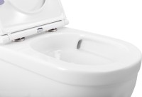 Унитаз подвесной BelBagno Senso-R BB017CH-TOR безободковый, крышка BB870SC с микролифтом