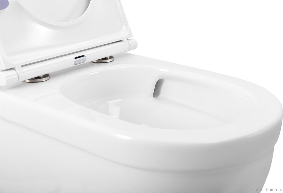 Унитаз подвесной BelBagno Senso-R BB017CH-TOR безободковый, крышка BB870SC с микролифтом