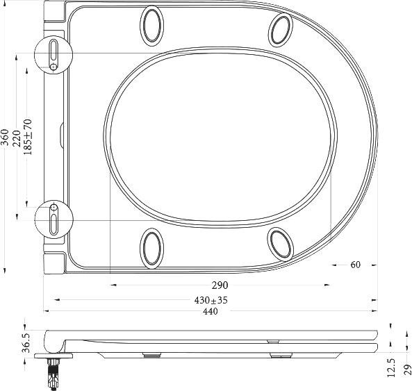 Унитаз подвесной BelBagno Senso-R BB017CH-TOR безободковый, крышка BB870SC с микролифтом