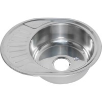Мойка кухонная Melana 5745 U 0,6/160 серебристая