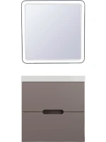 Мебель для ванной комнаты Style Line Матис 60 подвесная, тауп темный