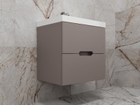 Мебель для ванной комнаты Style Line Матис 60 подвесная, тауп темный