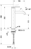 Смеситель для раковины Duravit C.1 C11030002010 хром
