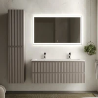 Мебель для ванной комнаты Sancos Snob R 120 см, doha soft, раковина CN7016