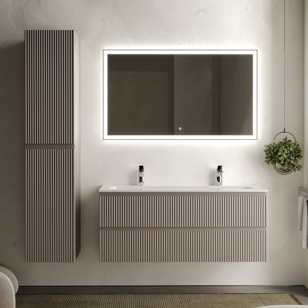 Мебель для ванной комнаты Sancos Snob R 120 см, doha soft, раковина CN7016