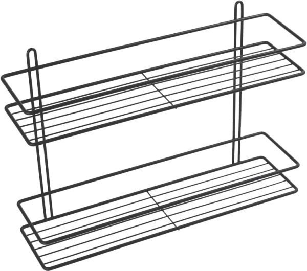 Полка Fixsen FX-730B-2 прямая, черная
