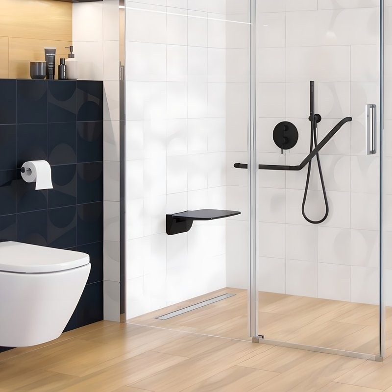 Душевой трап (лоток) Excellent Stilio INEX.1515.900.R.SNP 90 см, с декоративной решеткой