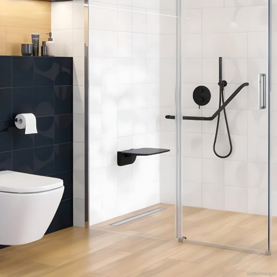 Душевой трап (лоток) Excellent Stilio INEX.1515.900.R.SNP 90 см, с декоративной решеткой