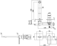Смеситель для раковины Paffoni Tango TA105CR70 С ВНУТРЕННЕЙ ЧАСТЬЮ Смеситель для раковины Paffoni Tango TA105CR70 С ВНУТРЕННЕЙ ЧАСТЬЮ