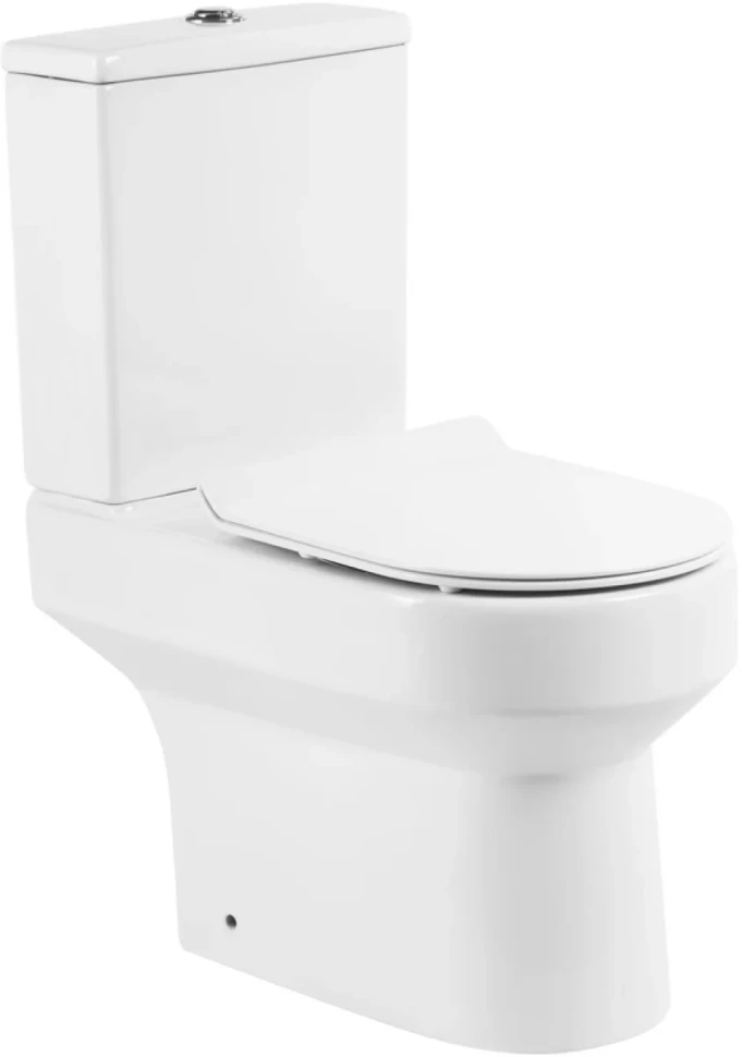 Унитаз-компакт напольный BelBagno Norma BB339CPR безободковый, крышка Piano BB2111SC с микролифтом, бачок BB339T