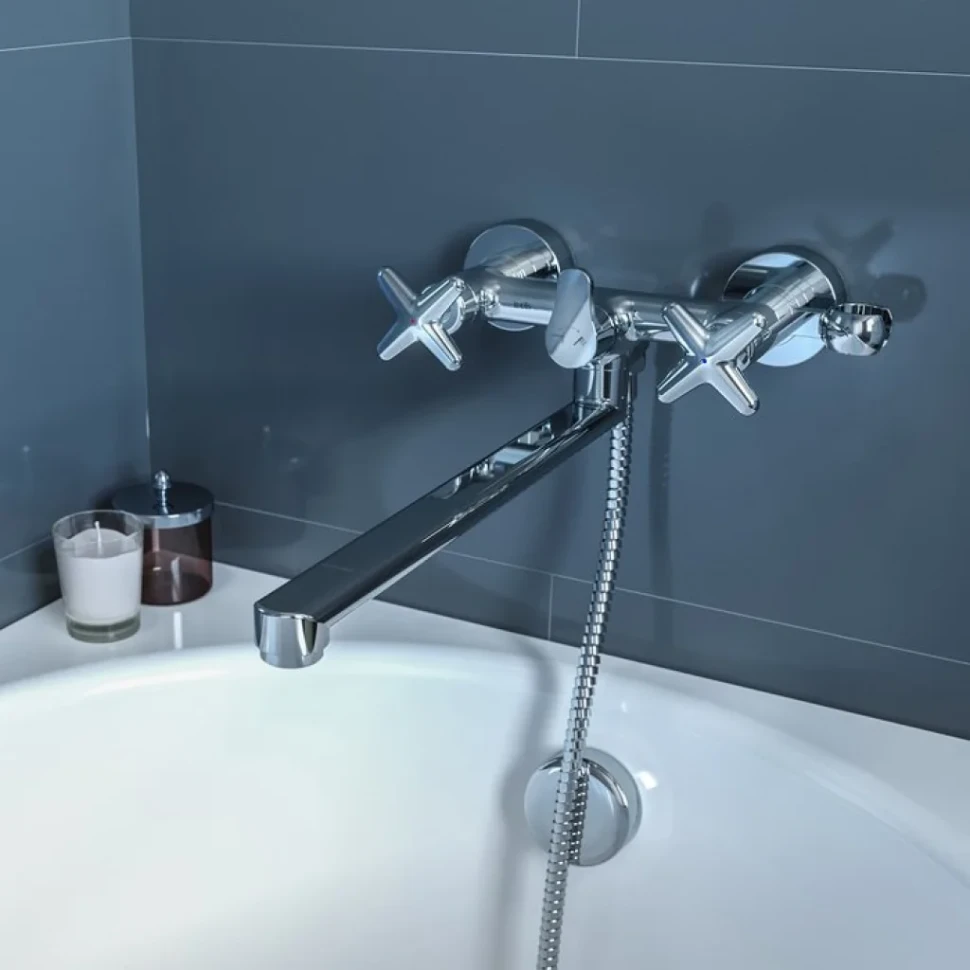 Смеситель с длинным изливом для ванны IDDIS Acros ACRSBL2i10WA хром