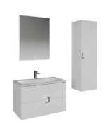 Тумба под раковину без столешницы Grossman Луксор 70 матовая белая