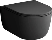 Унитаз подвесной Damixa Sirius DX86C1700MBSC с микролифтом, черный матовый