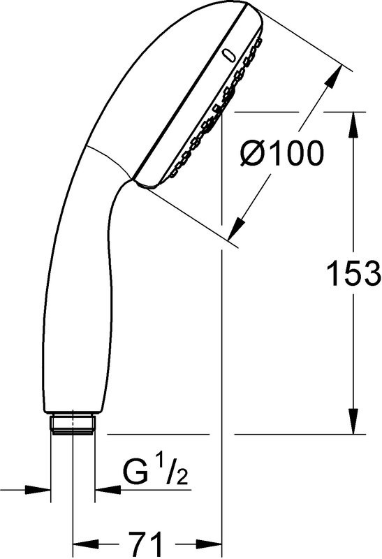 Душевая лейка Grohe Tempesta New 28578002